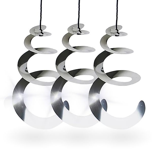 TronicXL Vogelabwehr-Windspiel 3X Windspirale Vogelabwehr Reflektierend günstig online kaufen
