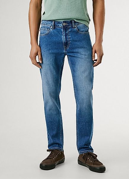 Pepe Jeans Tapered-fit-Jeans TAPERED JEANS STANLEY Ziernähte an den Gesäßta günstig online kaufen