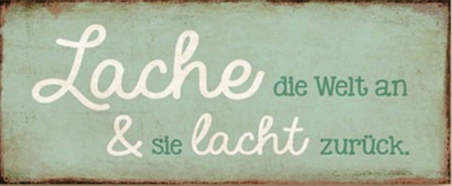 GILDE Wandbild, Sprüche, Vintage Retro Dekoschild günstig online kaufen