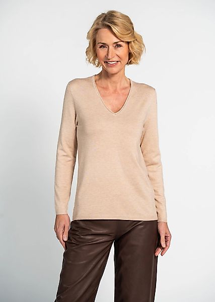 Clarina Strickpullover Viskose-Polyamid Mischung günstig online kaufen