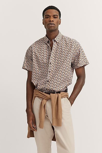 bugatti Kurzarmhemd, mit Button-Down-Kragen günstig online kaufen