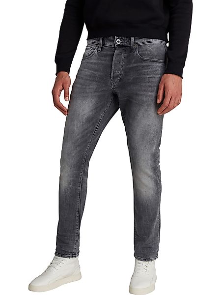 G-Star Herren Jeans 3301 REGULAR TAPERED - Tapered Fit - Grau - Faded Bulli günstig online kaufen