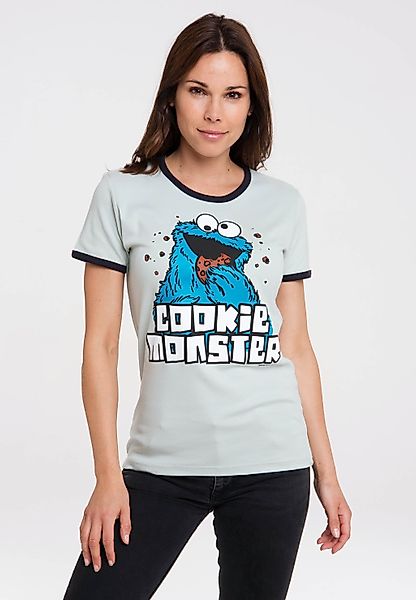 LOGOSHIRT T-Shirt "Sesamstrasse - Krümelmonster" mit lizenziertem Print günstig online kaufen