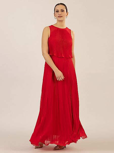 Apart Abendkleid mit lose fallendem Sonnenplissee günstig online kaufen