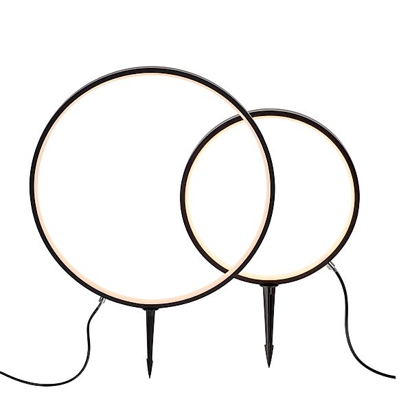 JUST LIGHT Gartenleuchte ZIRKULU Set, Ein-/Ausschalter, günstig online kaufen
