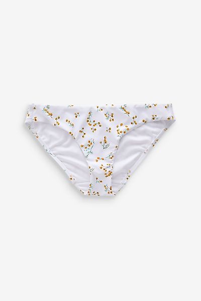 Next Bikini-Hose Gesmokte Bikinihose mit hohem günstig online kaufen