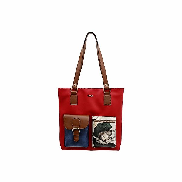 DOGO Umhängetasche "Multi Pocket Bag Farbig Damen Handtaschen (Fashion) / N günstig online kaufen