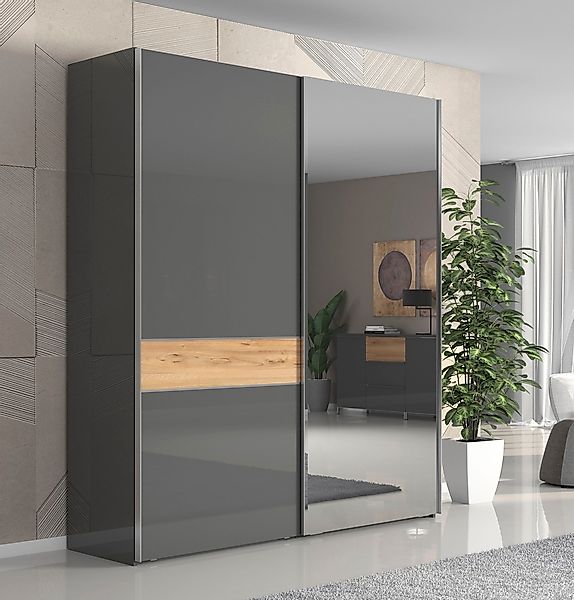 Places of Style Schwebetürenschrank »Onyx, Schwebetürenschrank inklusive In günstig online kaufen