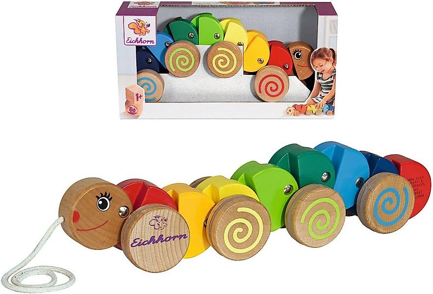 Eichhorn Nachziehtier Raupe, Fördert Motorik und Mobilität günstig online kaufen