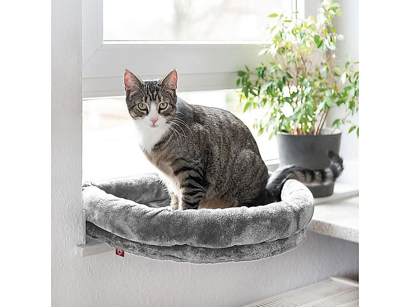Canadian Cat Company Katzenliege LOVESEAT Fensterbett, hellgrau, ca. 55x47x günstig online kaufen
