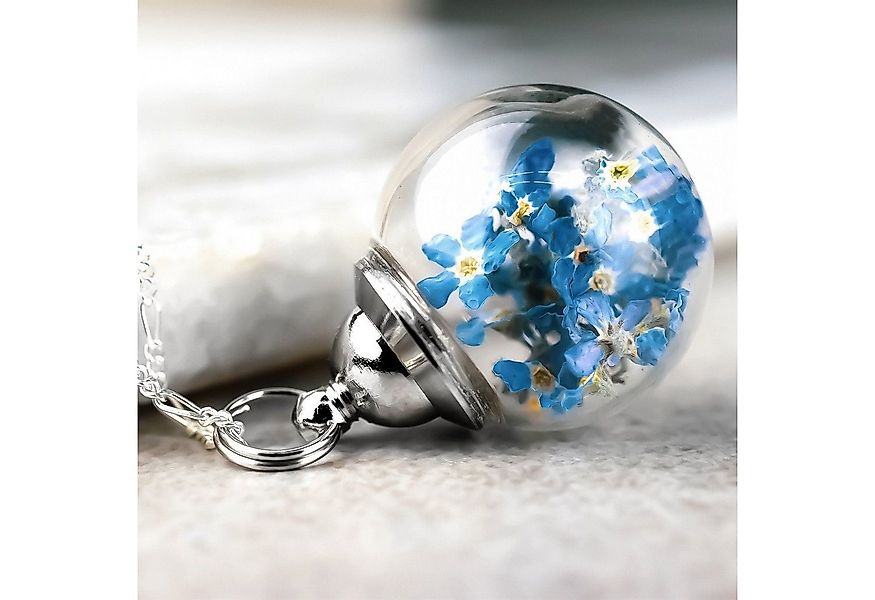 MadamLili Kette mit Anhänger Vergissmeinnicht 925 Sterling Silber - Terrari günstig online kaufen
