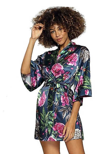 DKaren Morgenmantel Damen Morgenmantel Satin Kurz günstig online kaufen