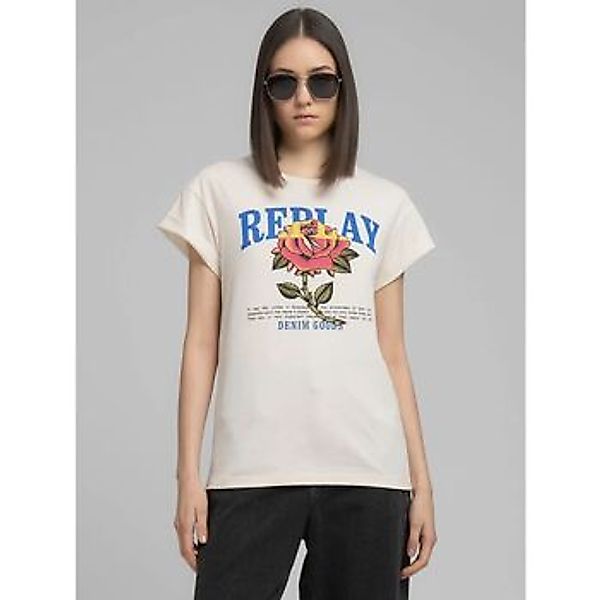 Replay  T-Shirt W3473A.2660-300 WINTER WHITE günstig online kaufen