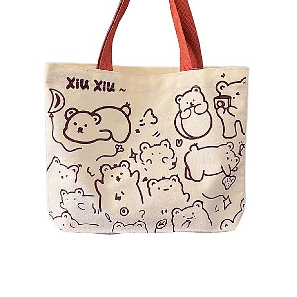 Coonoor Schultertasche Canvas Einkaufstasche,Tragetasche,Wiederverwendbare günstig online kaufen