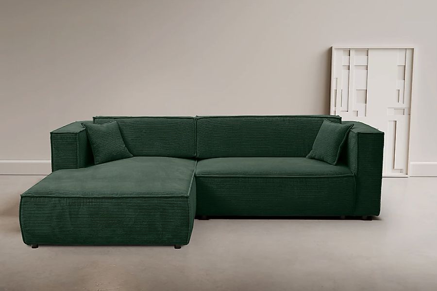 WERK2 Ecksofa "Atlanta-New, modernes Design, Stellmaße 280x147cm, L-Form, K günstig online kaufen