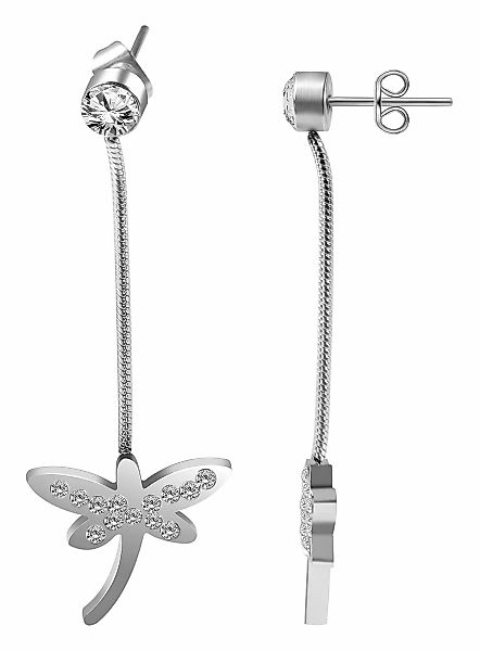 Adelia´s Paar Ohrhänger "Damen Ohrringe – Ohrstecker aus Edelstahl" Eine sc günstig online kaufen