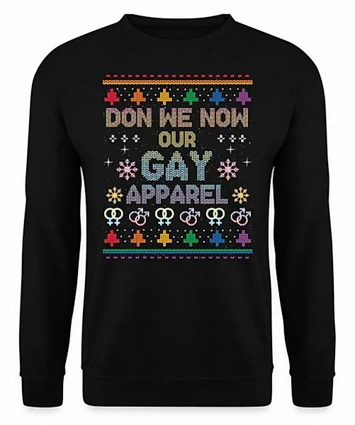 Quattro Formatee Sweatshirt LGBT Gay Ugly Christmas - Weihnachten X-mas Wei günstig online kaufen