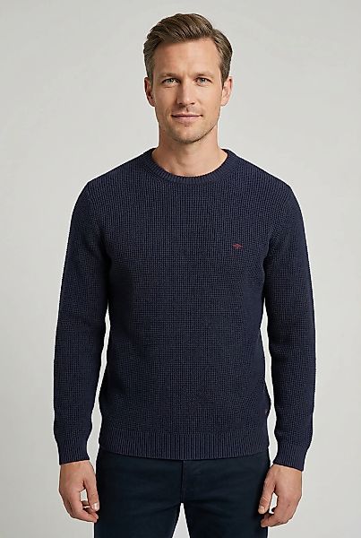 FYNCH-HATTON Strickpullover aus Baumwolle, normale Passform, hüftbedeckende günstig online kaufen