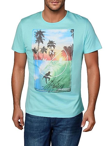riverso T-Shirt Herren Fotoprintshirt RIVLukas Regular Fit (4-tlg) Kurzarm günstig online kaufen