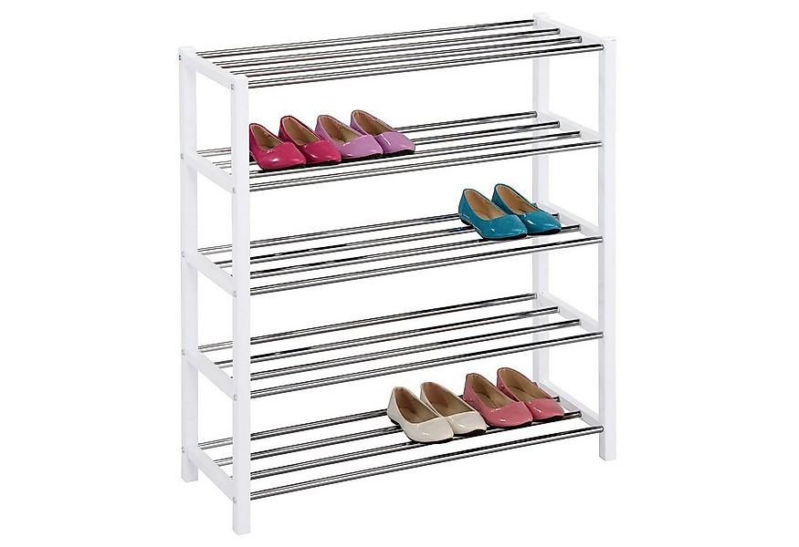 IDIMEX Schuhregal DUBLIN, Schuhständer mit 5 Ablagen, 80cm breit Schuhaufbe günstig online kaufen