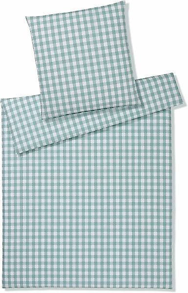 Elegante Bettwäsche "Quadro" 2 Stk. tlg. angenehmes Hautgefühl günstig online kaufen