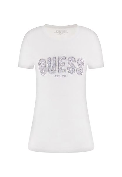 Guess T-Shirt T-Shirt LOGO LACE Kurzarmshirt günstig online kaufen