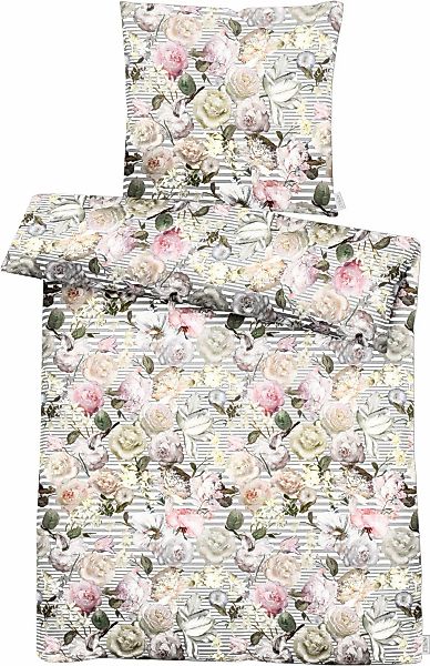 APELT Bettwäsche "Cosima" 2 Stk. tlg. Blumige Rosenträume und Boudoir-feeli günstig online kaufen