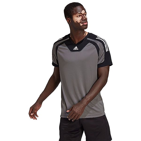 Adidas Training Kurzärmeliges T-shirt XL Grey Four / Black / White günstig online kaufen