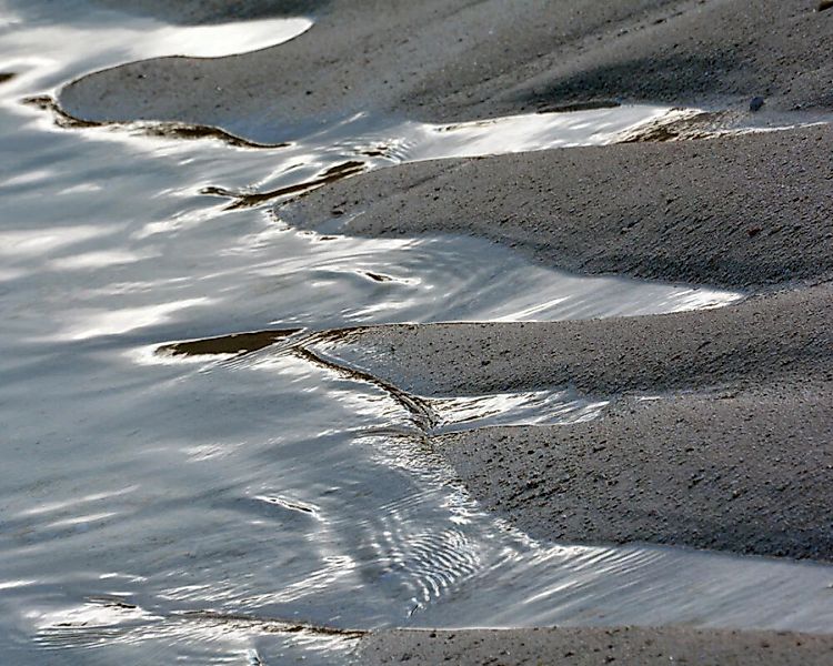 Fototapete "Nasser Sand" 4,00x2,50 m / Glattvlies Brillant günstig online kaufen