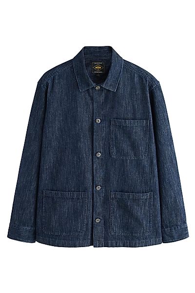 Next Hemdjacke Gestreifte Chore Hemdjacke aus günstig online kaufen