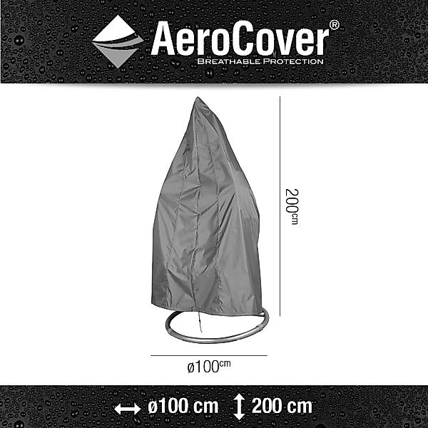 Aerocover Schutzhülle Aerocover Anthrazit Ø 100 cm x 200 cm günstig online kaufen