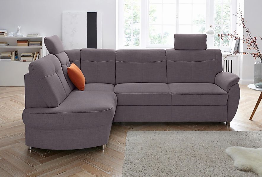 sit&more Ecksofa "Sonoma L-Form", wahlweise mit Bettfunktion und Bettkasten günstig online kaufen