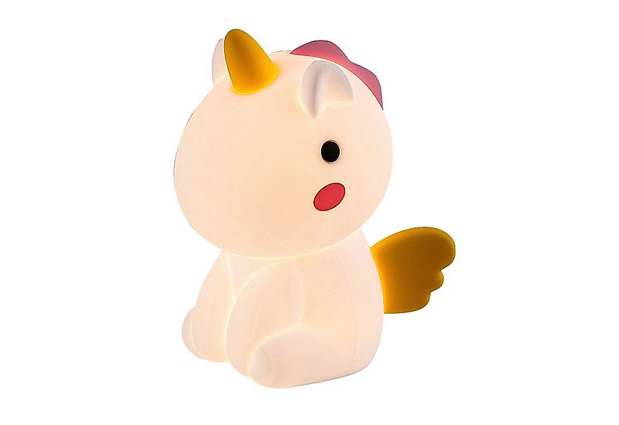 Rabalux LED Nachttischlampe, warmweiß, Unicoo RGB LED Einhorn Nachtlicht fü günstig online kaufen