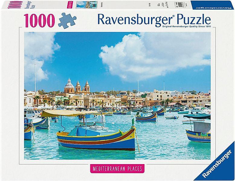 Ravensburger Puzzle Mediterranean Places, Malta, 1000 günstig online kaufen