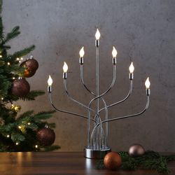 MARELIDA Fensterleuchter LED Fensterleuchter Aura Kerzenleuchter günstig online kaufen