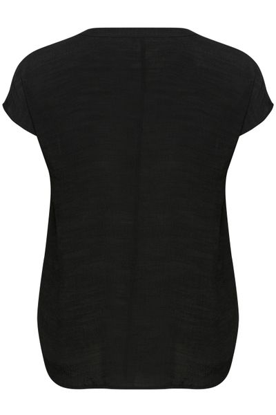 KAFFE Curve Kurzarmbluse Kurzarm-Bluse KCalia Große günstig online kaufen