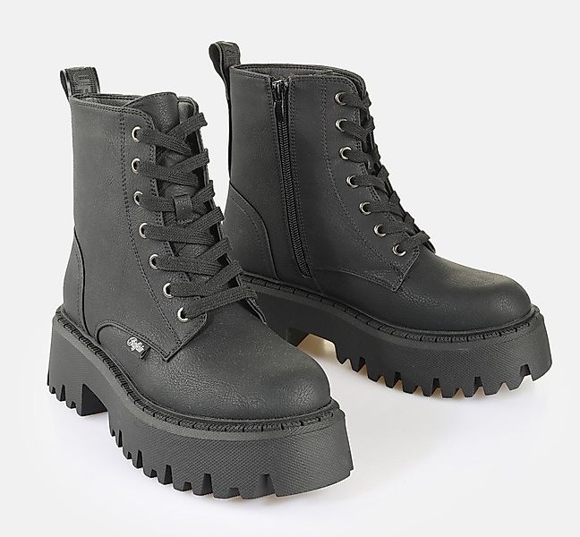 Buffalo Aspen Lace Up Warm Schnürboots Plateauboots, Bikerboots mit Schnüru günstig online kaufen