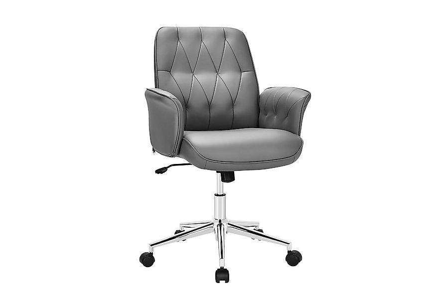 COSTWAY Bürostuhl, mit Rollen & Lehne,höhenverstellbar & drehbar,136kg günstig online kaufen