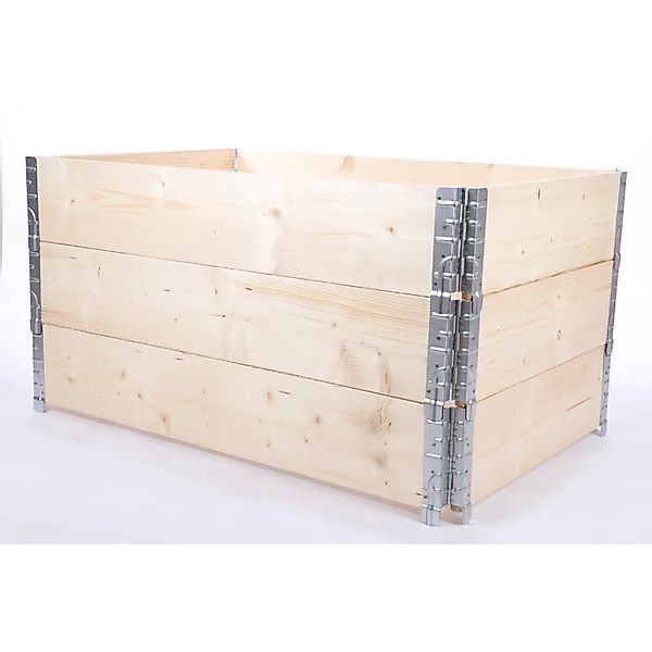 PROREGAL Hochbeetkisten GrowBox 60x120x80cm 3 Ebenen Holz Imprägniert günstig online kaufen