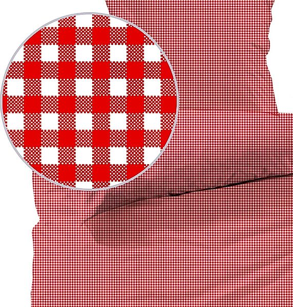 Lavea Bettwäsche Seersucker Karo, 100% aktmungsaktive günstig online kaufen