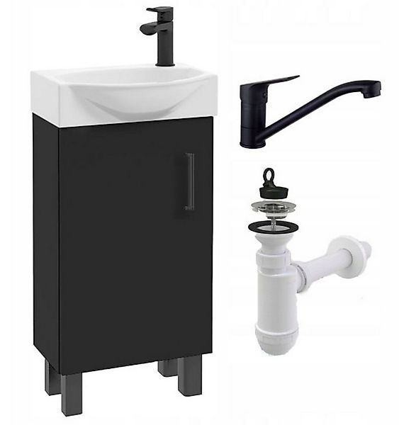 STAMAR Waschbeckenunterschrank Badmöbel Standschrank 40 cm mit Waschbecken günstig online kaufen