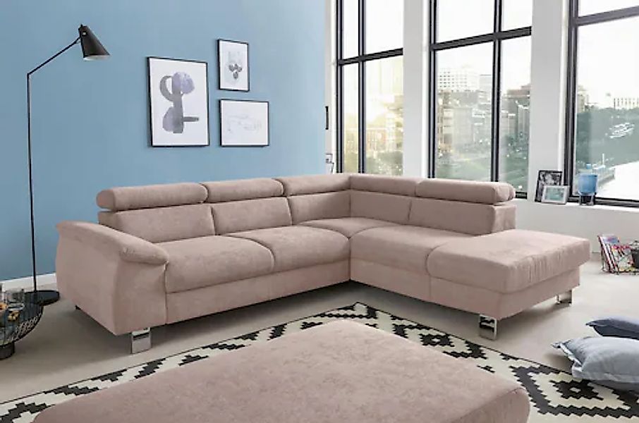COTTA Polstergarnitur »Komaris L-Form«, (Set), Set bestehend aus: Ecksofa m günstig online kaufen