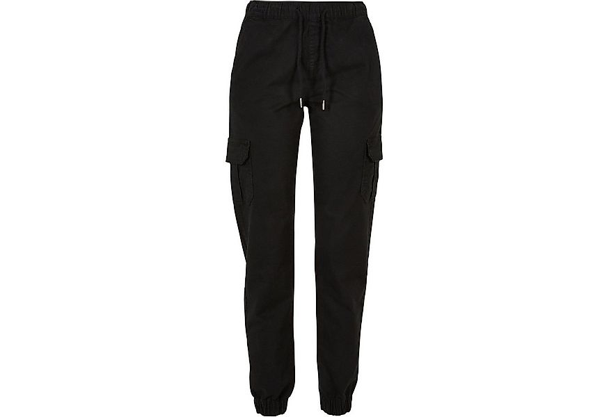 URBAN CLASSICS Cargohose Urban Classics Damen Ladies High Waist Cargo Joggi günstig online kaufen