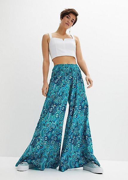 bonprix Palazzohose aus Viskose, Loose Fit Passform, weites Bein günstig online kaufen