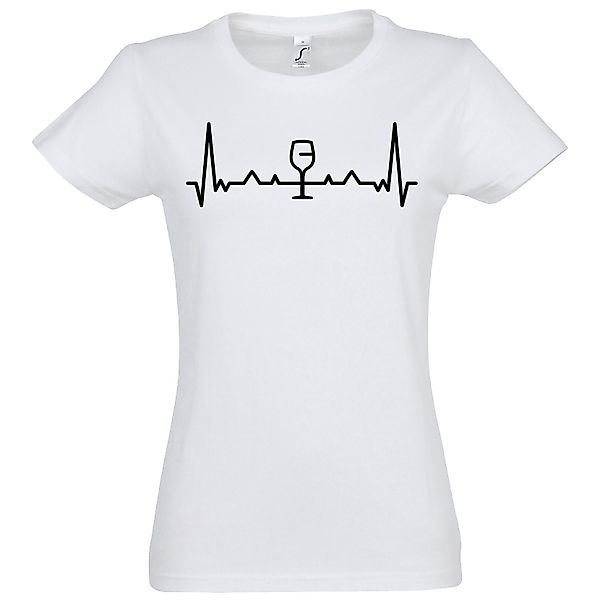 Youth Designz T-Shirt Heartbeat Wein Damen günstig online kaufen