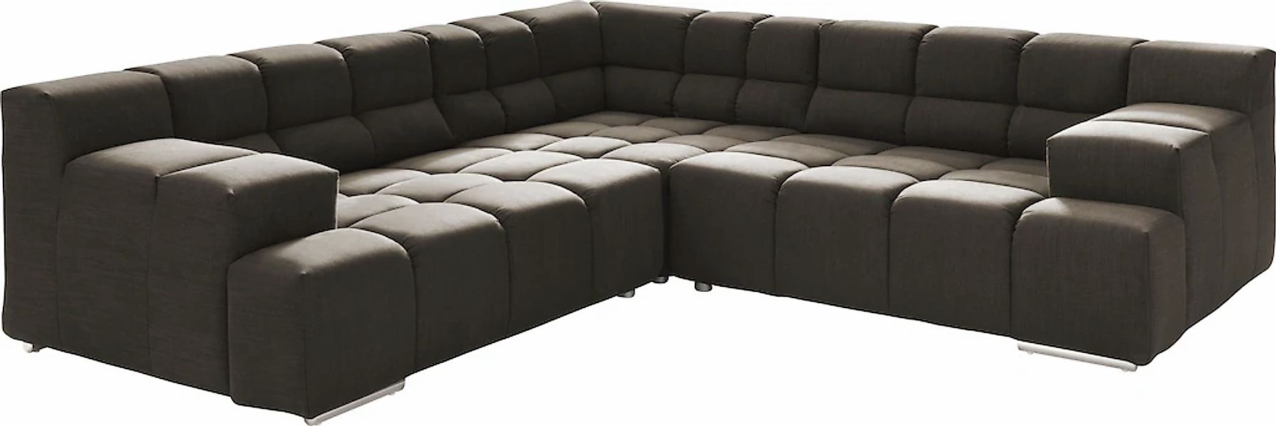 designwerk Ecksofa "Temple L-Form, tolles Designsofa", mit Sitztiefenverste günstig online kaufen