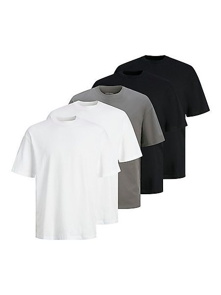 Jack & Jones Kurzarmshirt JJHUGO LOOSE TEE SS CREW NECK 5PK MP (Packung, 5- günstig online kaufen