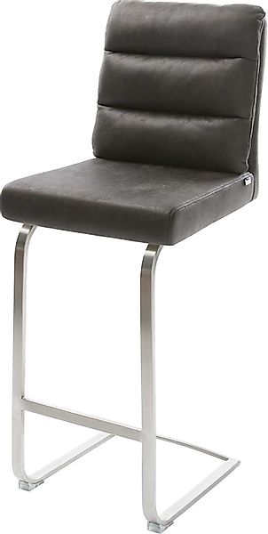 DELIFE Barhocker Pela-Flex, Freischwinger flach Edelstahl günstig online kaufen