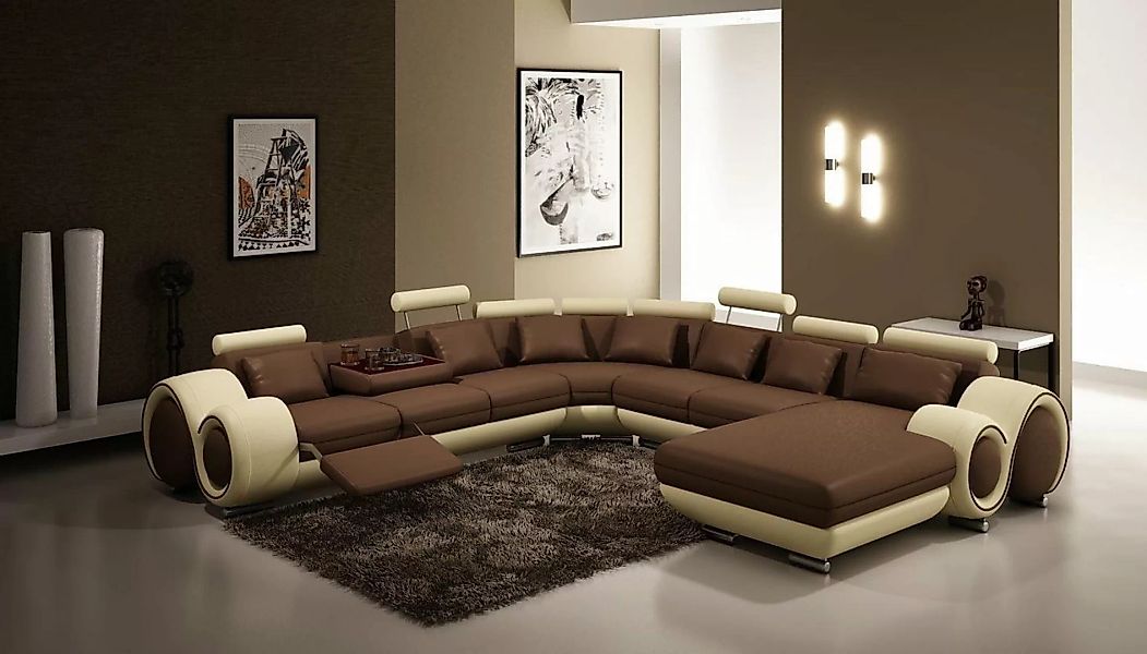 JVmoebel Ecksofa, Sofas U Form Sofa Couch Polster Garnitur Wohnlandschaft D günstig online kaufen