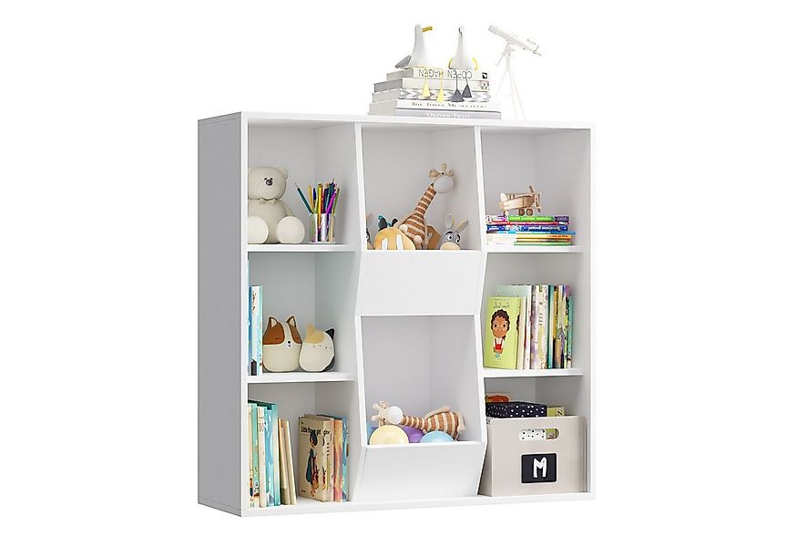 radelldar Kinderregal Bücherregal Kinder Spielzeugregal, mit 8 offenes Fäch günstig online kaufen